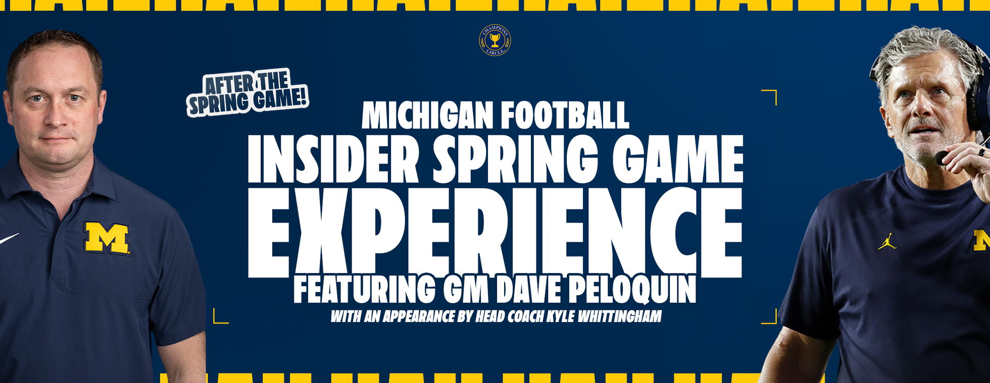 2026 Champions Circle® Michigan Football Insider Spring Game Experience